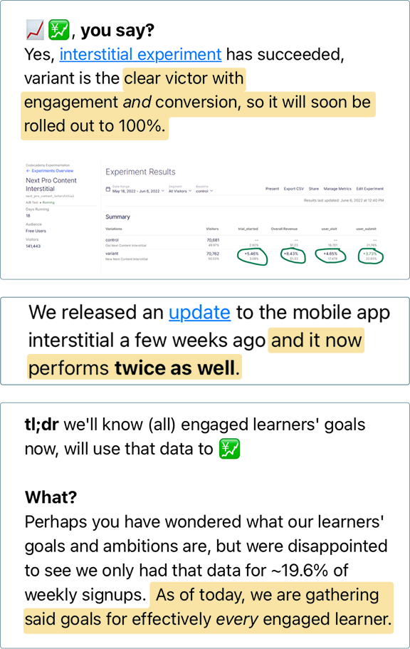Interstitials Metrics
