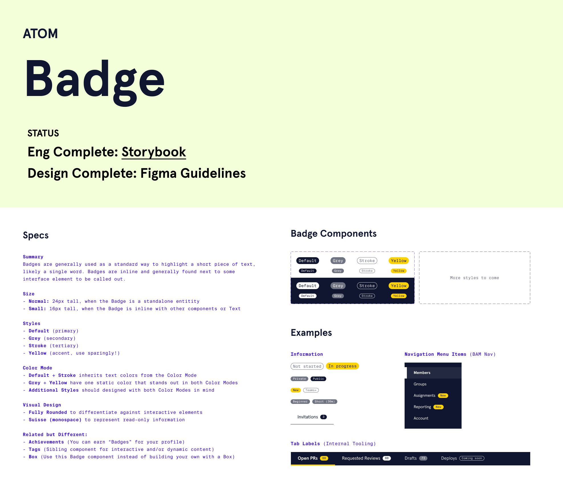 Badge Component