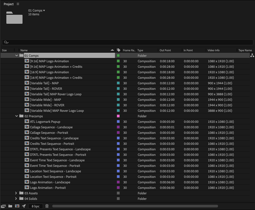 MAP Rover After Effects Screenshot